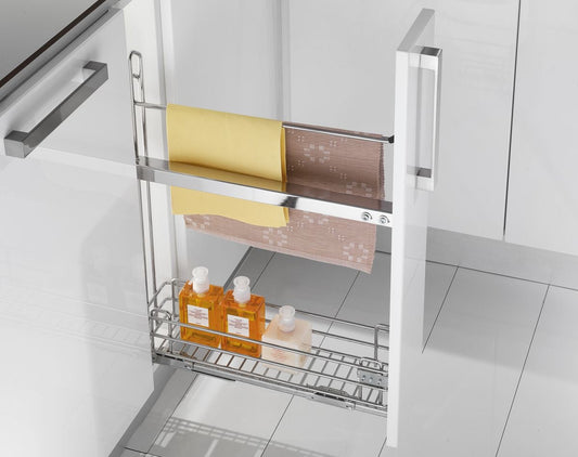 Dynamic towel rail pull out - Valemont Atelier