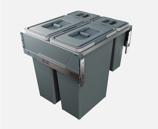 Block 2.0 Bin 35+35+8+8 Litres - Valemont Atelier
