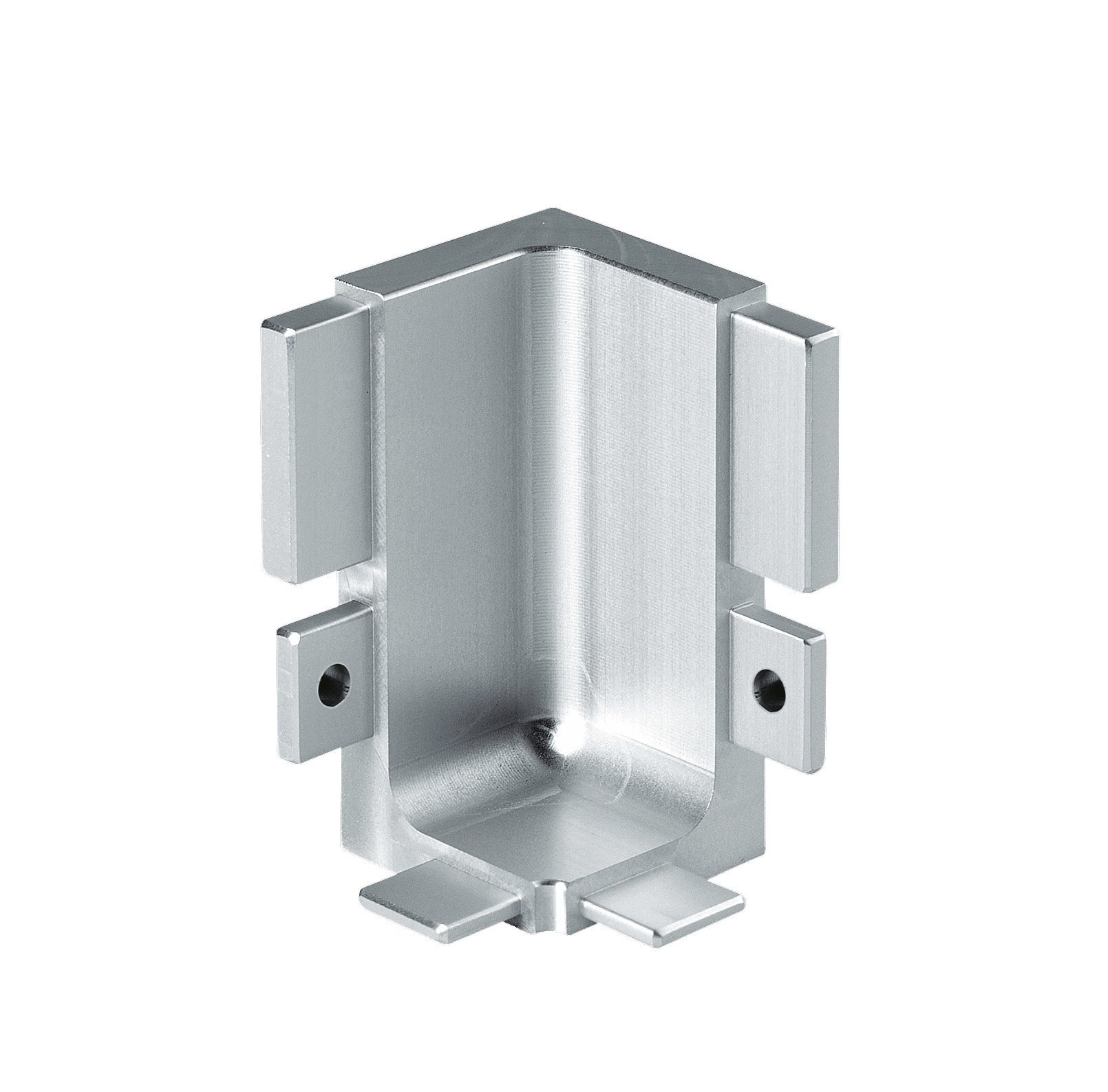 Top internal corner joint, 90 degrees, aluminium - Valemont Atelier